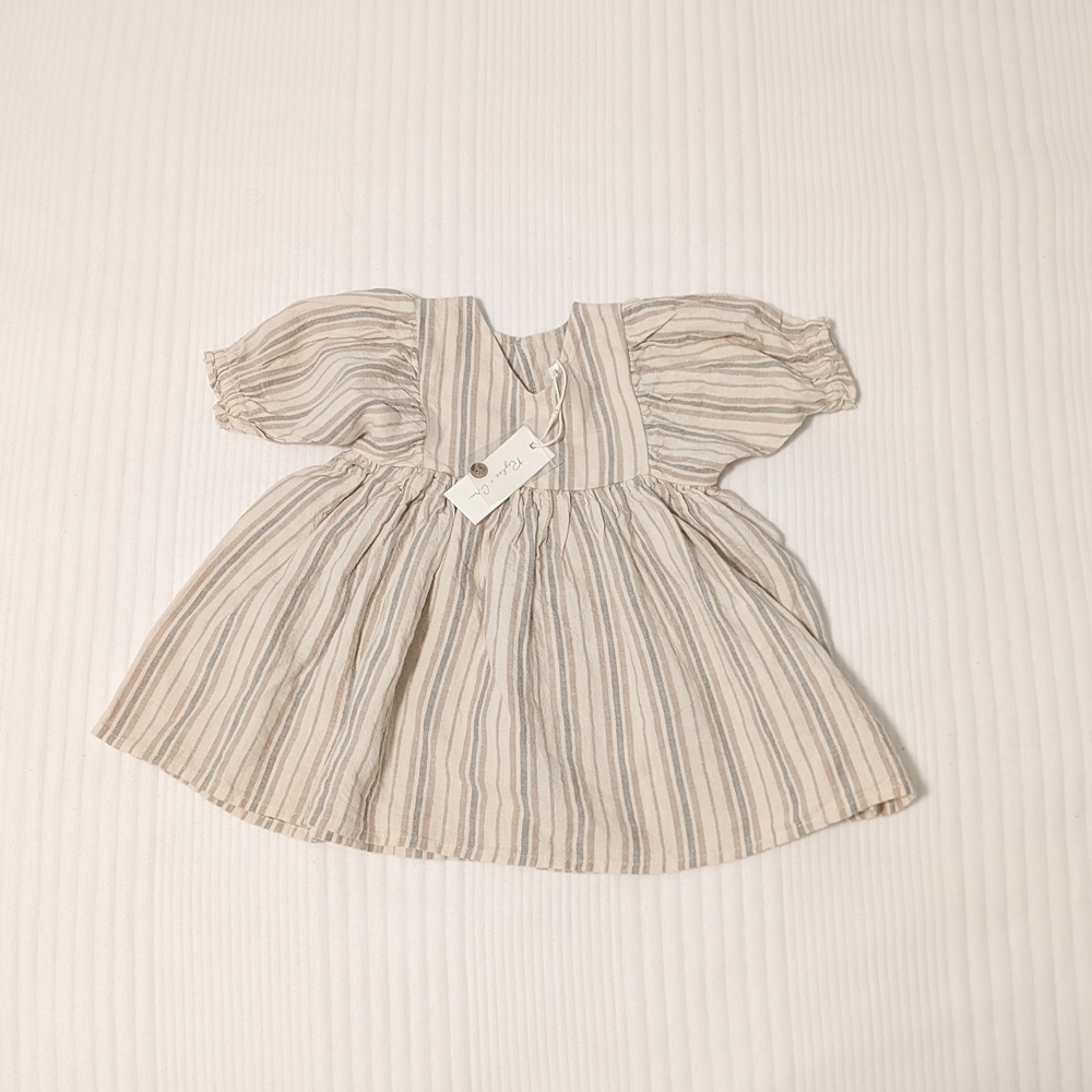 Rylee And Cru Striped Baby Dress